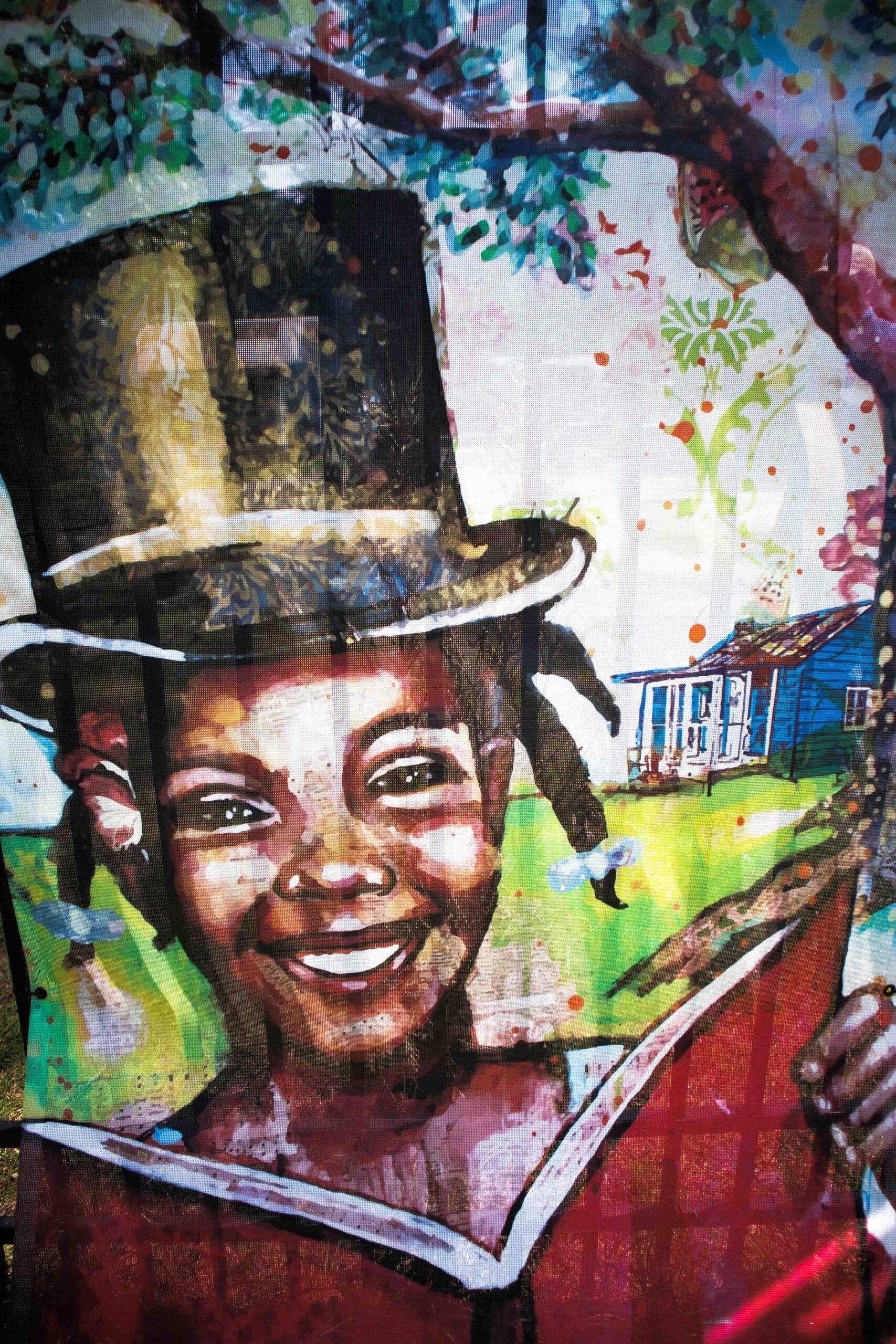 Picture of smiling girl reading a book