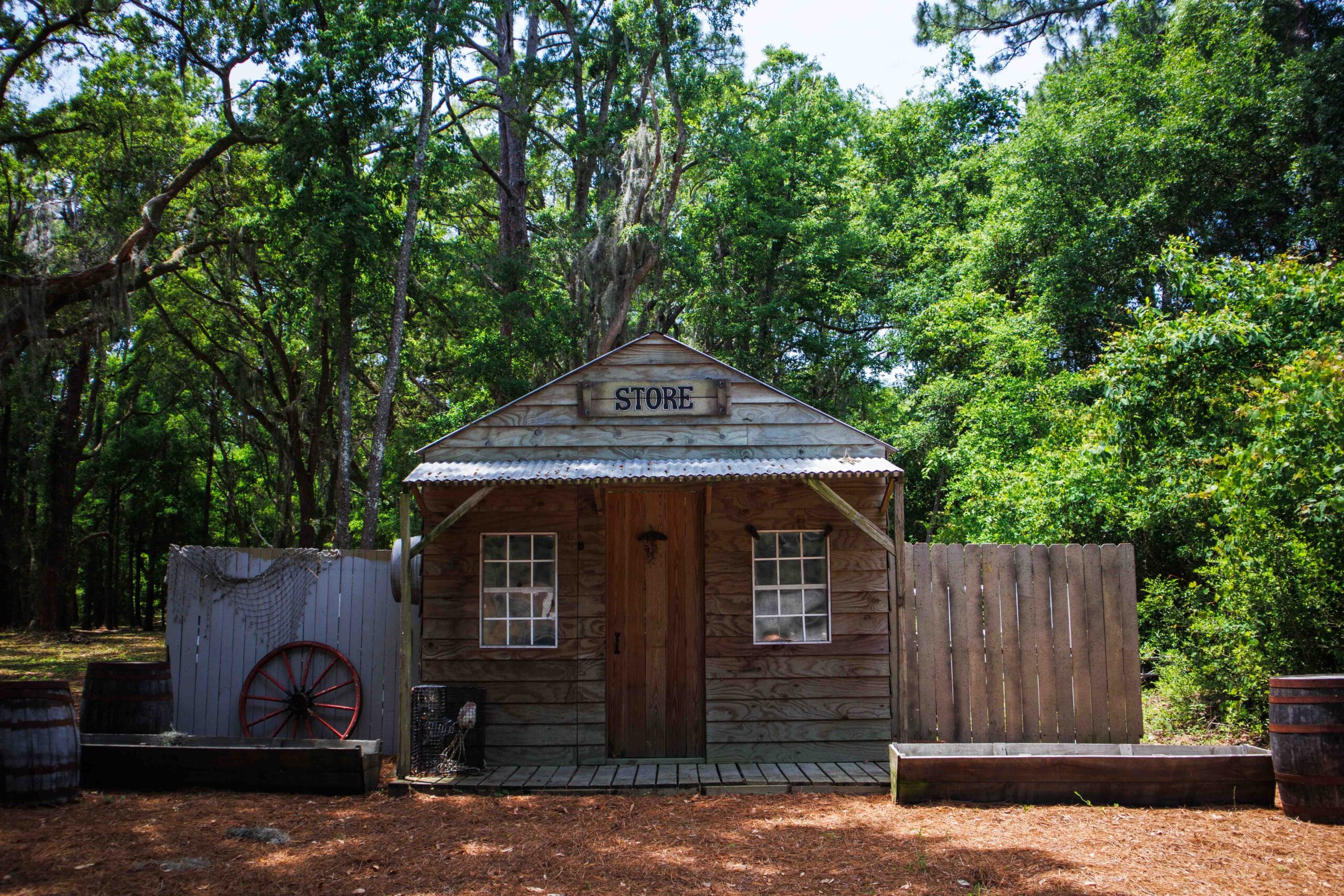 Picture of historic store at Mitchvile Historic Park