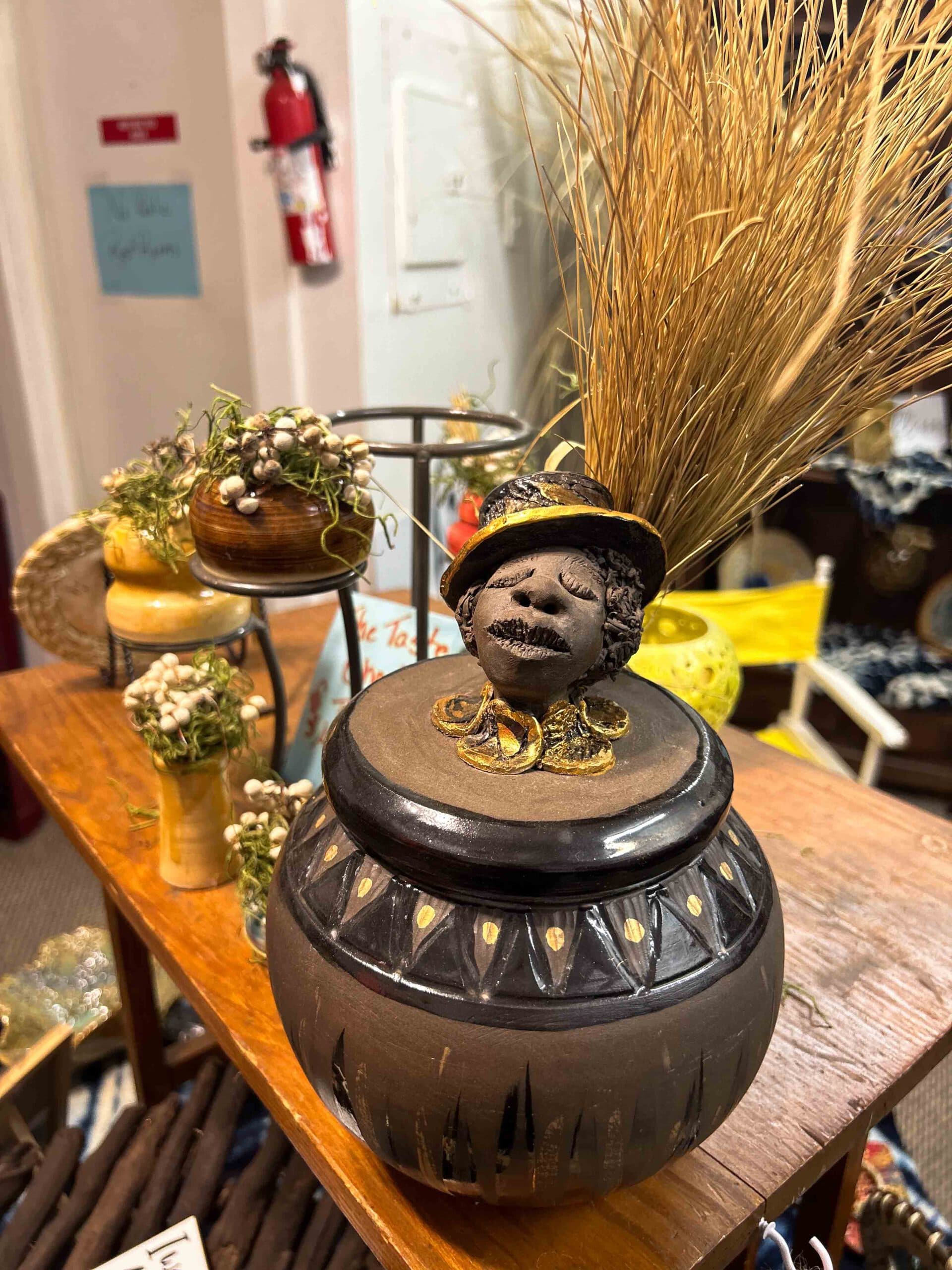 Sweetgrass basket art