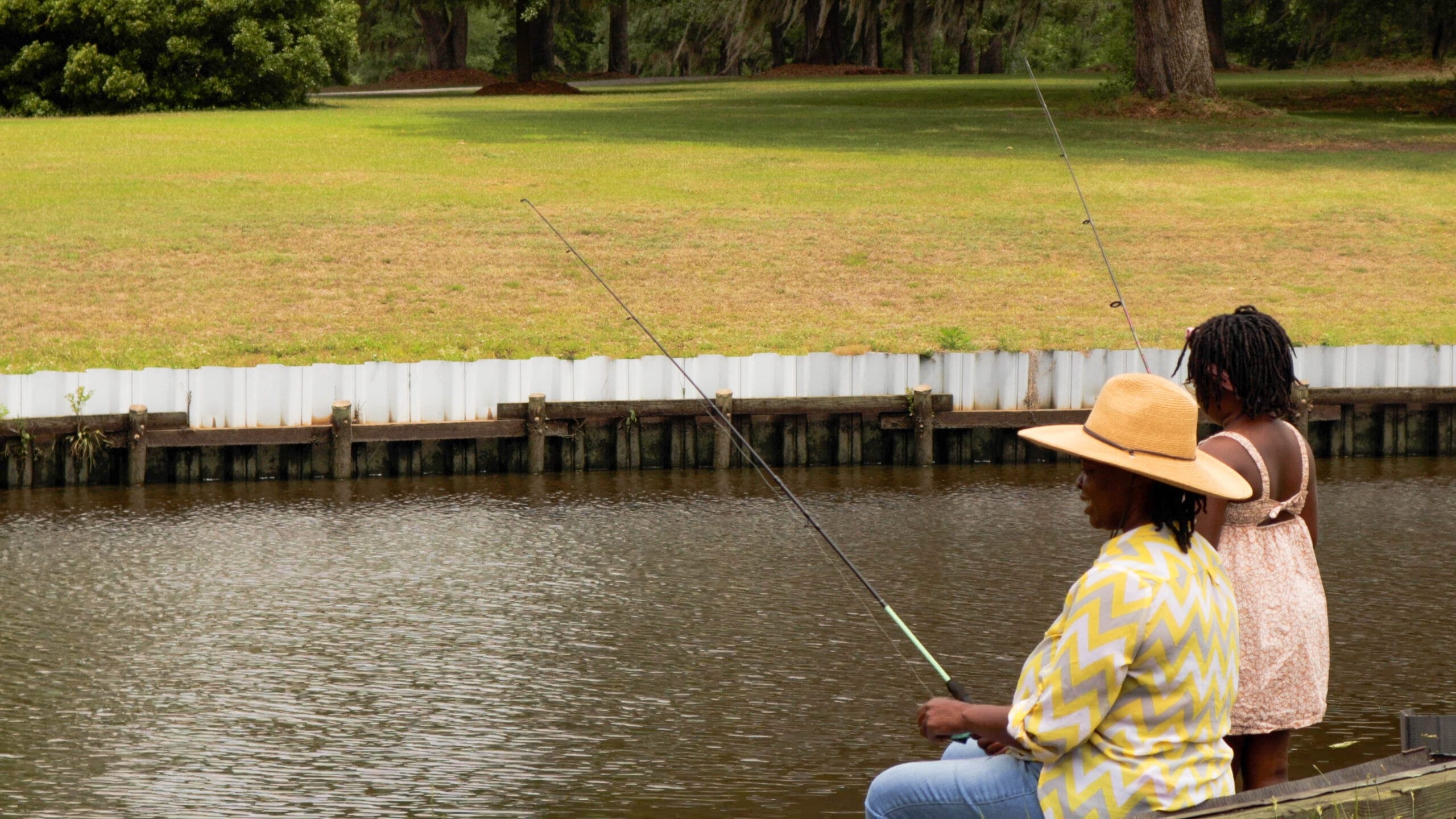 Gullah Geechee women fishing