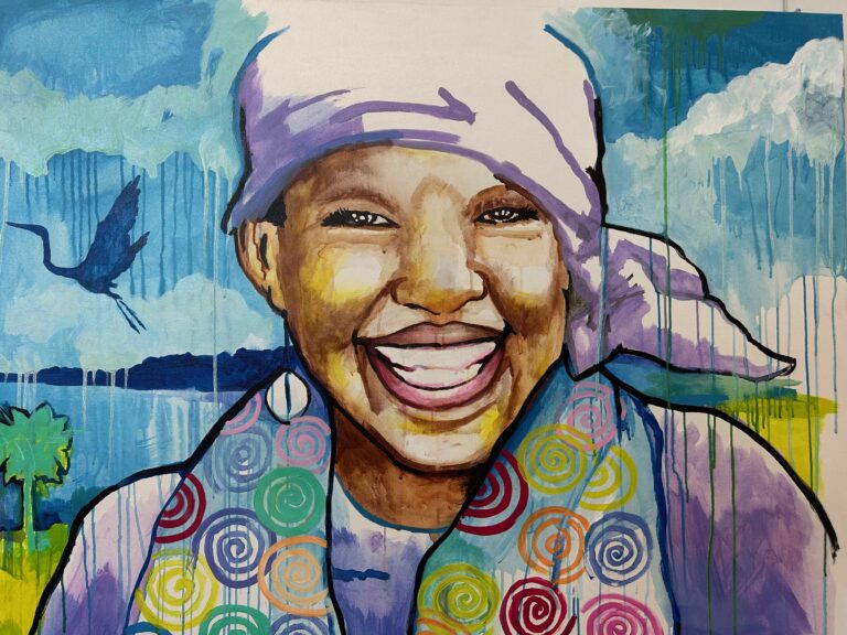 Picture of Gullah Geechee girl smiling