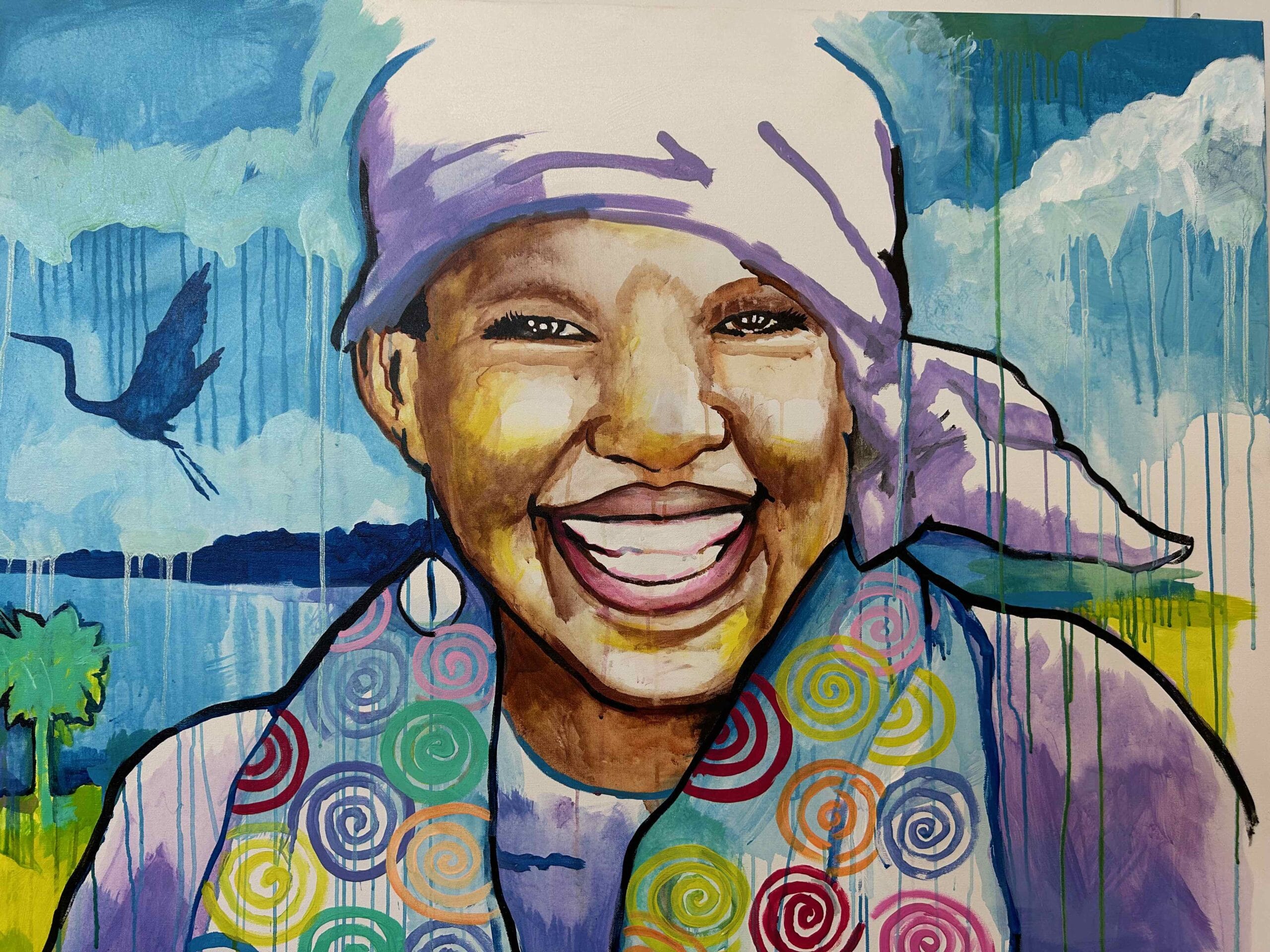 Picture of Gullah Geechee girl smiling